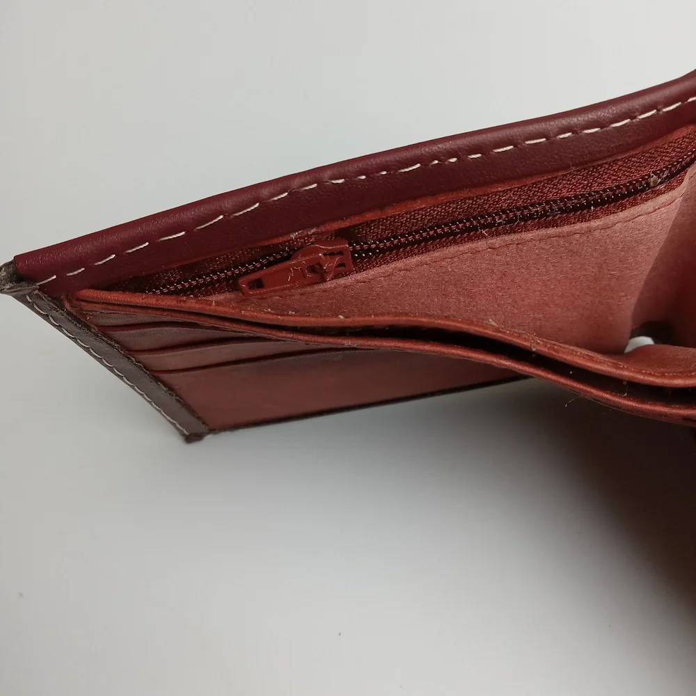 Men's Western Wallet Genuine Leather Hand‎ Crafted Bifold Cowboy Rodeo Wallet